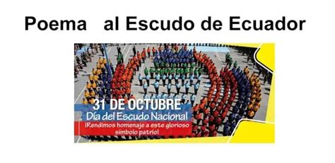 Poema Corto Al Escudo Nacional Del Ecuador Elyex