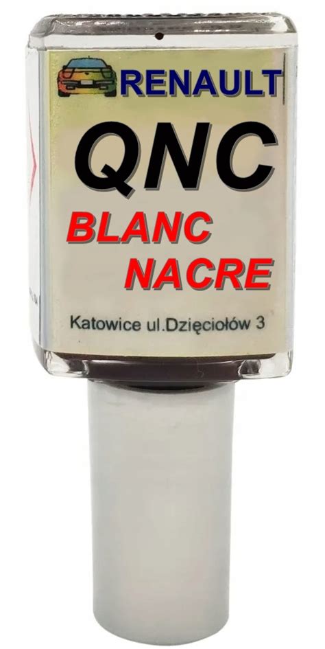 Zaprawka Do Rys Ml Renault Dacia Qnc Blanc Nacre White Effect Qnc Za