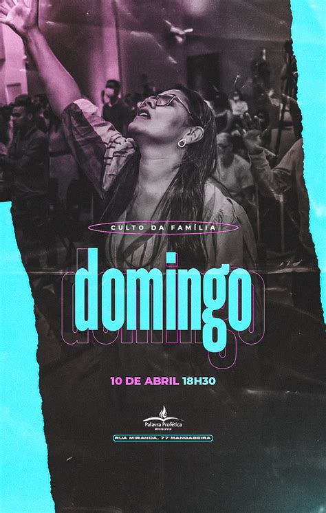 FLYER CULTO DOMINGO On Behance