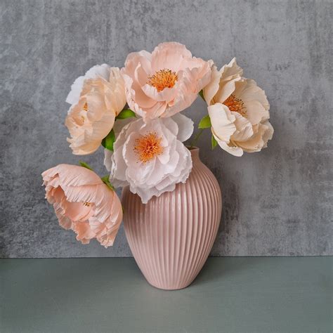 Sophia Peach mix - Papirblomst startkit. – Løvendahl Handmade