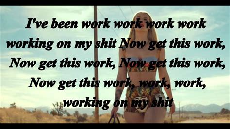 Work Iggy Azalea Lyrics Youtube