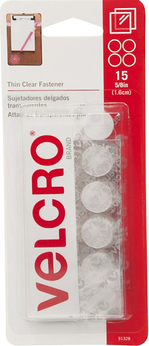 Velcro Coins 58 Cd15 Clear Lee Distributors