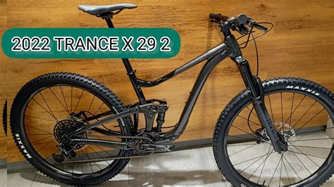 2022 GIANT TRANCE X 29 2 METALLIC BLACK BLACK YouTube