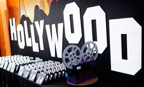 Learn about Hollywood themed birthday party ideas