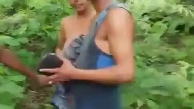 Desi Couple Caught Outdoor In Jungle Indian Sex Video