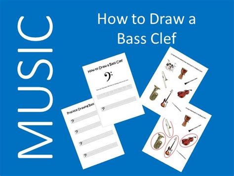 How To Draw A Bass Clef Music Distance Learning Teaching Resources