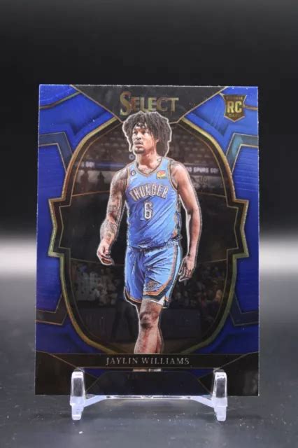 JAYLIN WILLIAMS RC 2022 Panini Select Bleu Oklahoma City Thunder 99