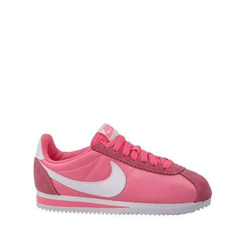 Nike Classic Cortez Nylon Women Adult Shoe Size Women 5 5 Athletics 749864 608 Rose Lazer Blanc