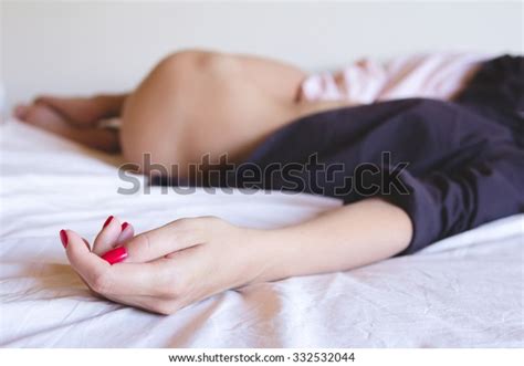 Sexy Nude Blonde Woman Lying Bed Stock Photo 332532044 Shutterstock