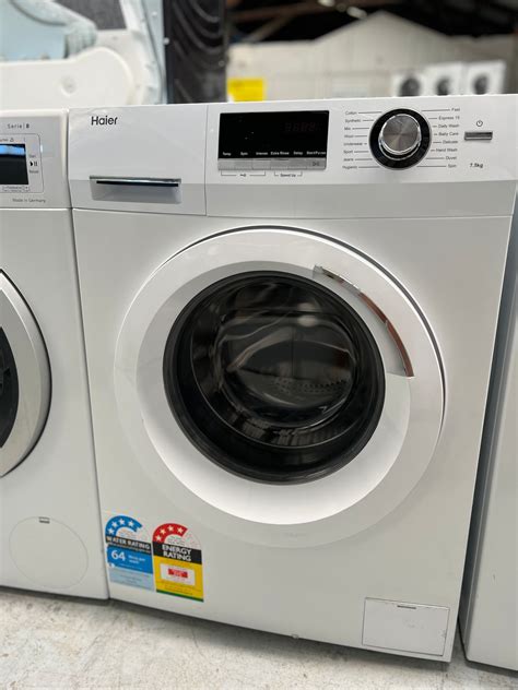 Second Hand Haier 7 5kg Front Load Washing Machine Hwf75aw2 Second Hand Appliances Geebung