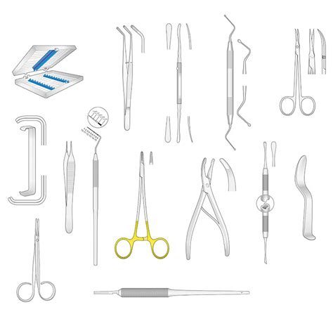 CAJA BÁSICA DE INSTRUMENTAL PARA REALIZAR CIRUGÍA ORAL