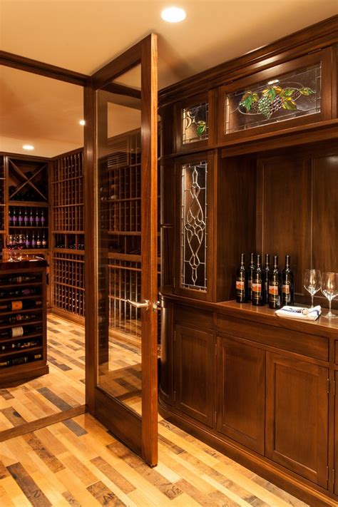 Custom Wine Cellar Door Boston Massachusetts Traditional Wine