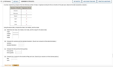 Solved Using the above data, compute the mean, the median, | Chegg.com