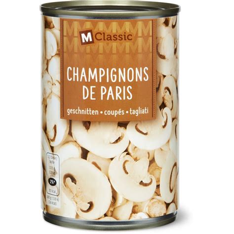 M Classic Champignons de Paris Coupés Migros