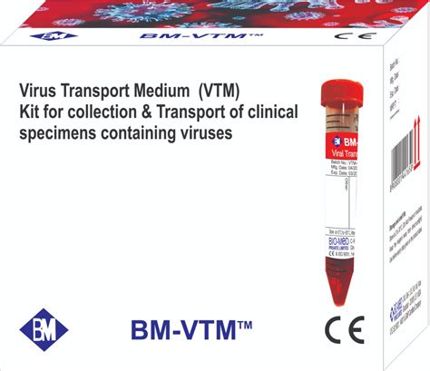 Bio Med Virus Transport Medium BM VTM Kit For Collection