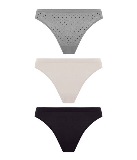 Kit Calcinhas Biquíni Trifil C Suspiro Mescla Preto lingerie br