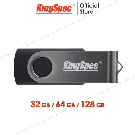Mua USB KingSpec 32GB / 64GB / 128GB 2.0, thiết kế kim loại, Logo khắc ...