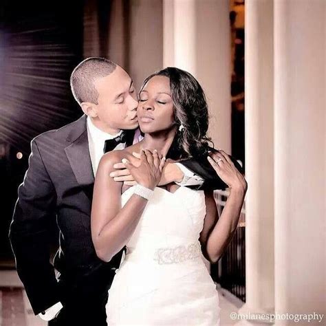 Gorgeous Blasian Newlyweds Beautiful Black Brides Pinterest