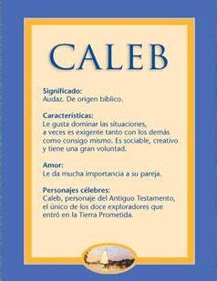 Significado De Caleb En La Biblia