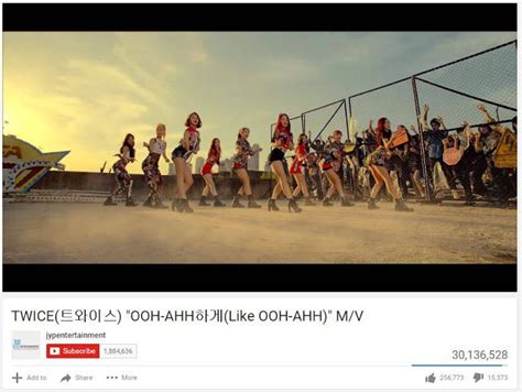 Like OOH AHH De TWICE Logra 30 Millones De Visitas En You Tube Kpop