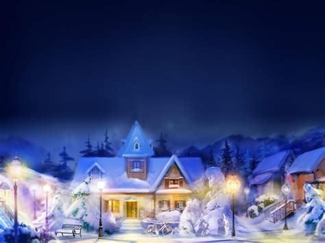 Christmas Scenery Backgrounds - Wallpaper Cave