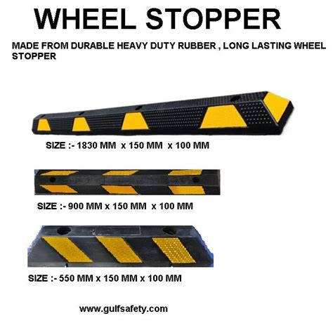 GULF SAFETY - WHEEL STOPPER