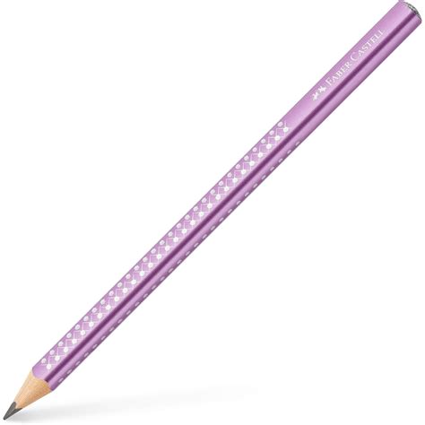 Faber Castell Jumbo Sparkle Graphite Pencil Violet Metallic 111663