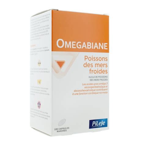 Pileje Omegabiane Poissons Des Mers Froides Capsules Omega Cardio