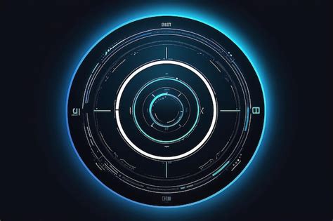 Premium Photo Futuristic Circle Vector Hud Gui Ui Interface Screen