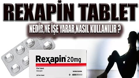 REXAPİN Olanzapin Nedir Niçin Kullanılır Nasıl Kullanılır Yan