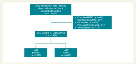 Flow Diagram Of The Study Ecg Electrocardiography Lbbb Left Bundle