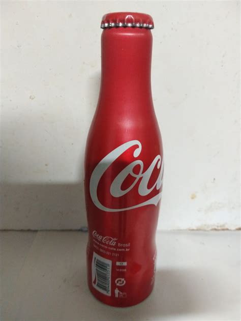 Coca Cola Garrafa De Aluminio Original Ml Nome Jacqueline