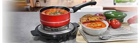 Maxi Matic ESB X Elite Cuisine Watt Single Burner Electric Hot Plate Black Amazon Ca Home