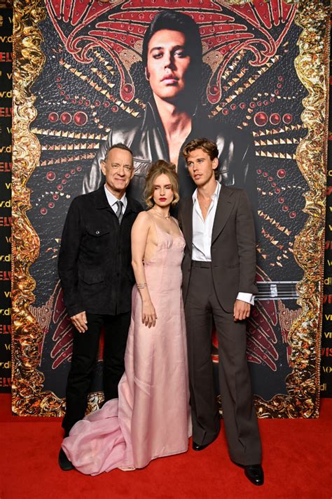 Tom Hanks Olivia DeJonge And Austin Butler At The ELVIS Australia