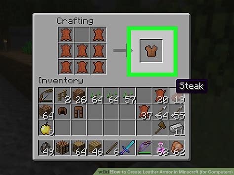 How To Create Leather Armor In Minecraft For Computers