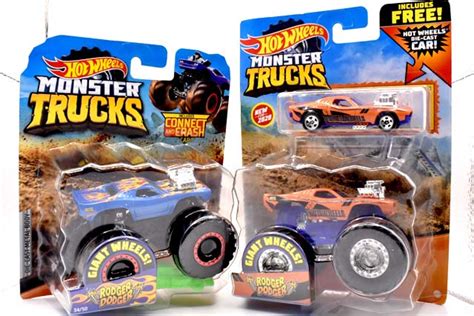 RODGER DODGER Monster Trucks のレビュー幻のブルーロジャーはベーシックに差し替えできるのか Hot Wheels 情報まとめ ホットウィール にわかマニア