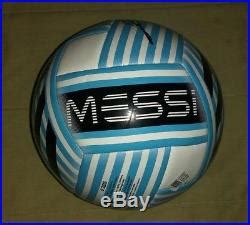 LIONEL MESSI hand signed autographed MESSI Adidas Ball COA Argentina ...