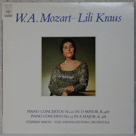 Yahooオークション 01017i 12lp Lili Kraus Mozart Piano Concert