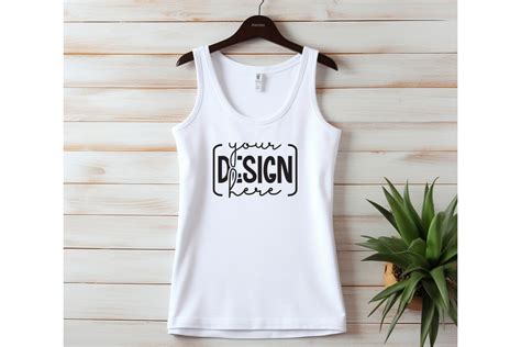 Tank Top White Mockups Graphic By Mockupshouse · Creative Fabrica