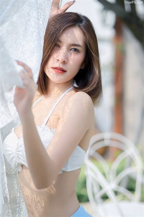 Thailand Hot Model Mildd Thanyarath Sriudomloert Sexy Piece Swimsuits