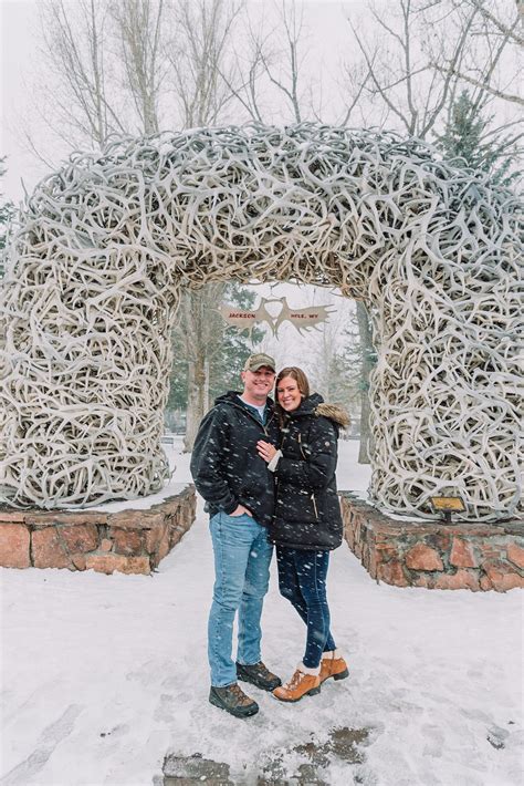 Jackson Hole Town Square Proposal - Janelle & Co Photo