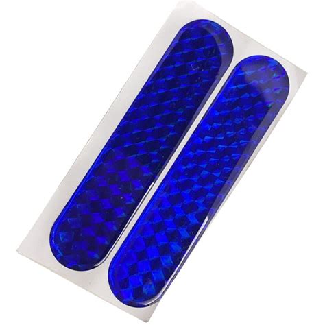 Practical Reflective Sticker Car Safety Warn 4pcs Blue Easy To Install