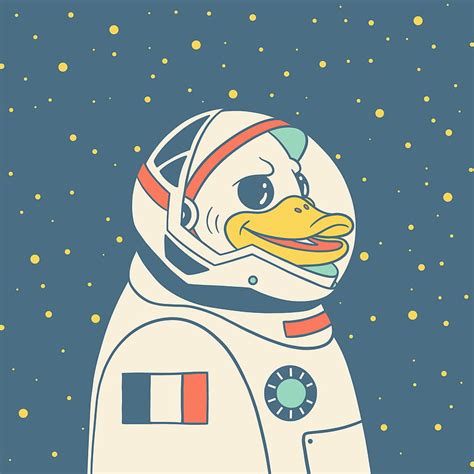 Space Duck, Donald, Louis16art, McDuck, Scrooge, animal, astronaut ...