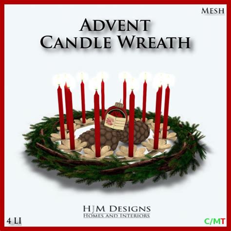 Second Life Marketplace - Advent Candle Wreath