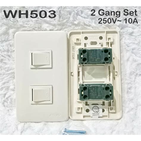 BOX 10 PCS ROYU CLASSIC WIDE Series Switch With Without LED