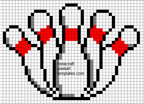 Minecraft Pixel Art Templates Bowling Pins Melty Bead Patterns