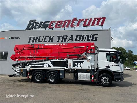 Pompa Do Betonu Putzmeister Na Podwoziu Mercedes Benz Arocs X