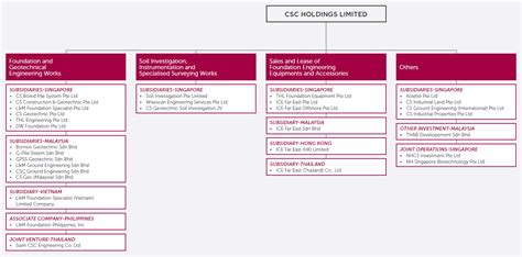 Corporate Structure Csc Holdings Limited