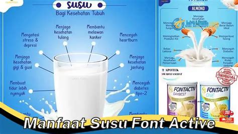 Intip 8 Manfaat Susu Font Active Yang Bikin Kamu Penasaran JurnalIndo