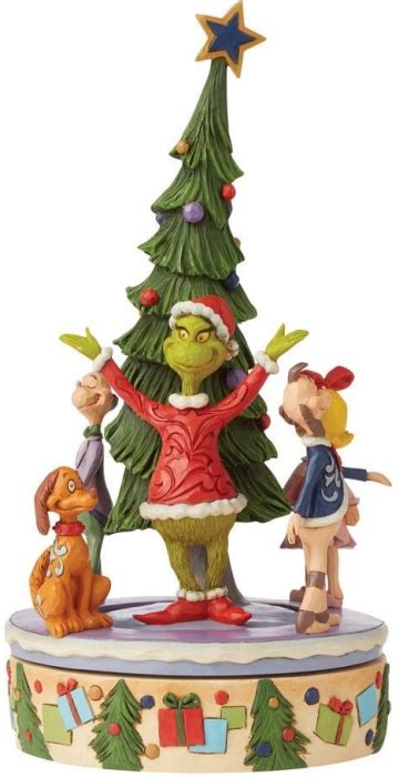 Jim Shore Dr Seuss 6008885 Rotating Grinch Figurine